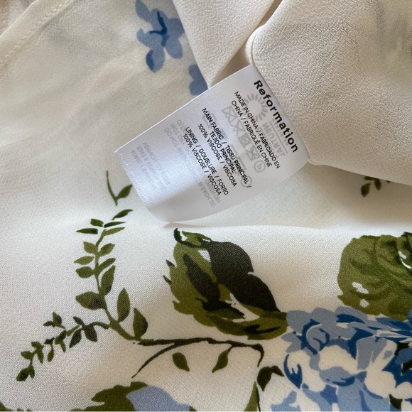 🌿|NWT| Reformation Juliette Dress in Riviera - Picture 10 of 15